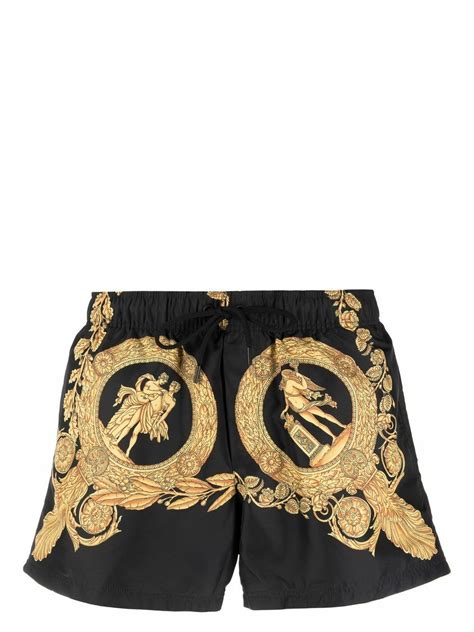 versace mermaid bra|versace swim shorts.